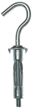 Анкер ЗУБР для пустотелых конструкций оцинкованный, с полукольцом, М4х32х13мм, ТФ6, 2шт 4-302516-04-032 купить в Надыме