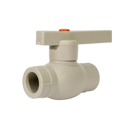 Кран шаровой PP-R 20мм серый (10/70) 44330 купить в Надыме