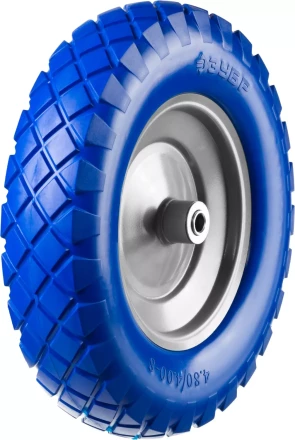 Колесо ЗУБР "ПРОФЕССИОНАЛ" полиуретановое, 380мм, посадочный размер 16мм 39912-2 купить в Надыме