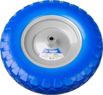 Колесо ЗУБР "ПРОФЕССИОНАЛ" полиуретановое, 380мм, посадочный размер 16мм 39912-2 купить в Надыме