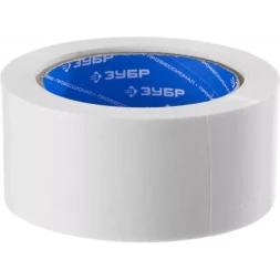 Армированная лента, ЗУБР "ПРОФЕССИОНАЛ" 12092-50-25, универсальная, влагостойкая, 48мм х 25м, белая 12092-50-25