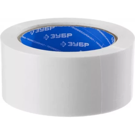 Армированная лента, ЗУБР "ПРОФЕССИОНАЛ" 12092-50-25, универсальная, влагостойкая, 48мм х 25м, белая 12092-50-25 купить в Надыме
