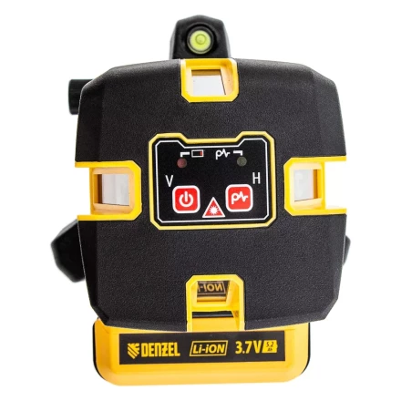 Лазерный уровень LX 05 Red, 20 м, 635 нм, аккумулятор Li 5200 mAh, резьба 5/8" Denzel 35071 купить в Надыме