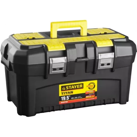Ящик для инструмента "TITAN-19" пластиковый, STAYER 38016-19 купить в Надыме